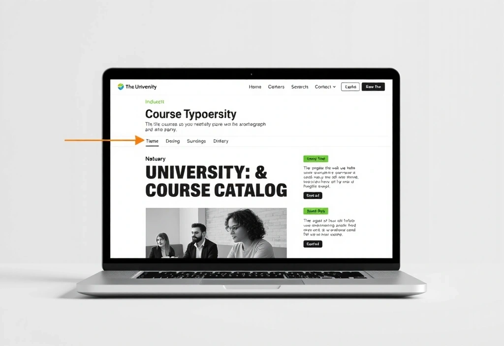 Annotated screenshot of the new Prague Art Institute website