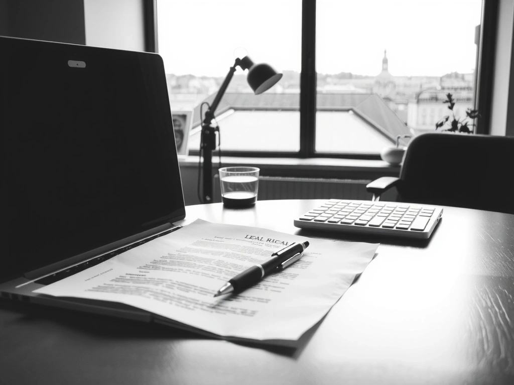 Document on a clean desk